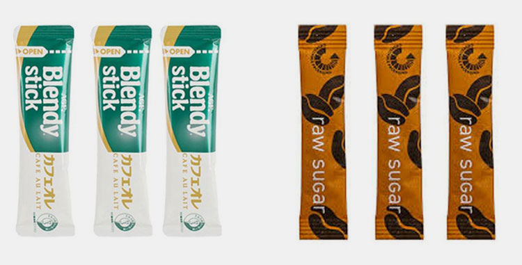 Lengths of Finished Packaging Sachets or Stick Packs