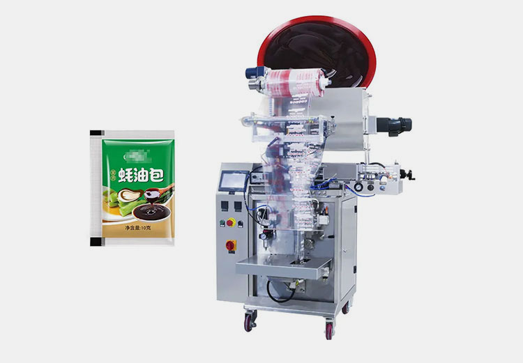 Pump Salad Sauce Sachet 3 Side Seal Packaging Machine