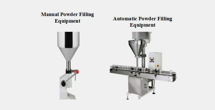 manual and automatic Powder filling equipment