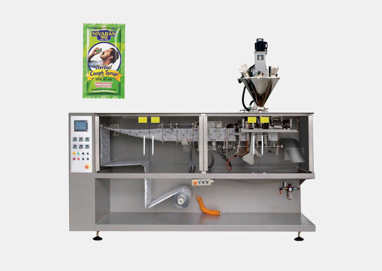 Cough Syrup 4 Side Seal Packaging Machine