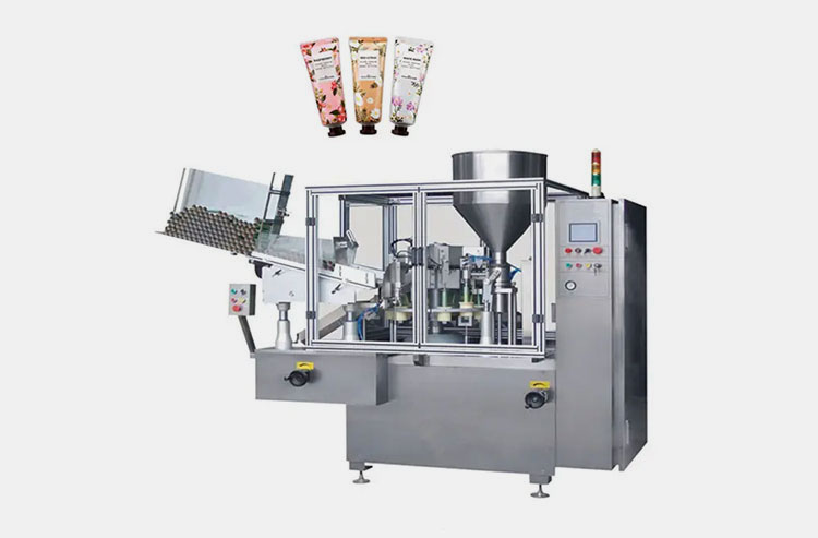 Curved Seal Plastic Tube Sealing Machine