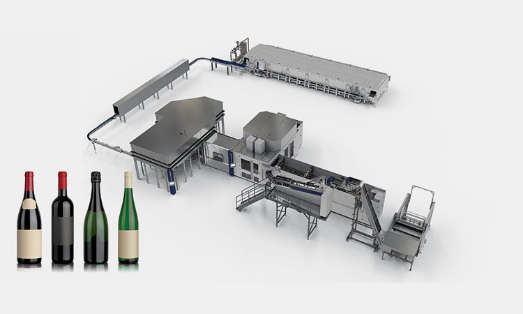 Fully-automatic-Wine-Beverage-Bottling-Line