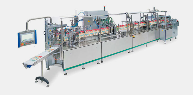 Horizontal Form Fill Seal (HFFS) Salad Sauce 3 Side Sealing Packing Machine