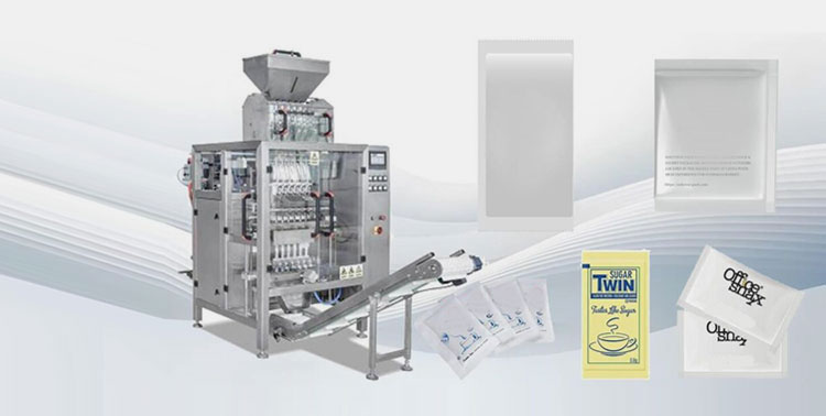 Multi-Lane Salad Sauce 3 Side Sealing Packing Machine