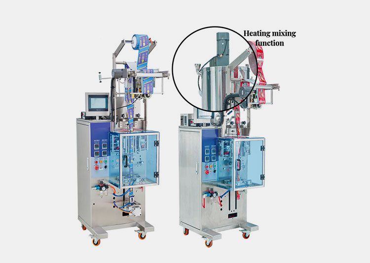 Piston Filler Salad Sauce 3 Side Sealing Packing Machine