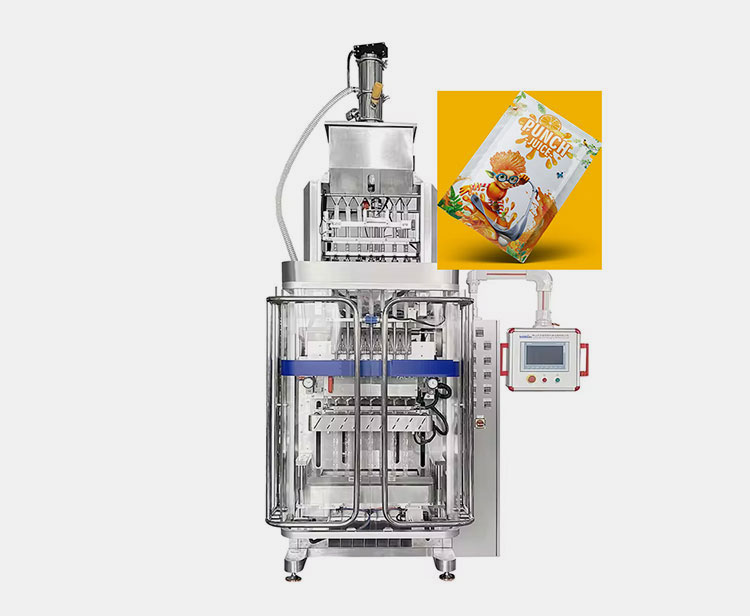 Pump Multi-Lane 4 Side Sealing Liquid Packaging Machine