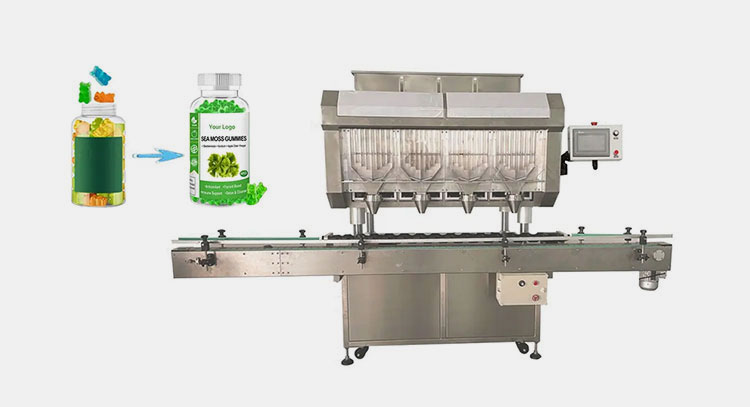 Slat Bottling and Labeling Machine