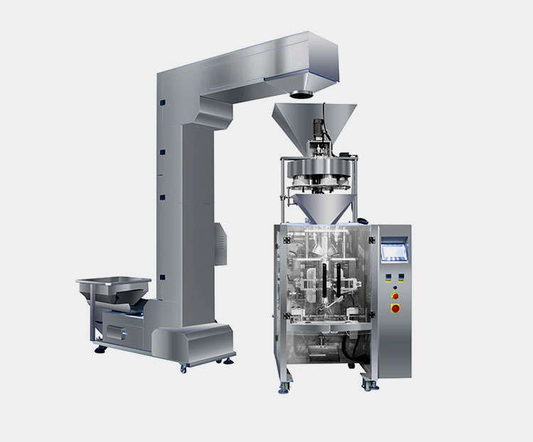 Volumetric Cup Filler Powder 3 side sealing machine