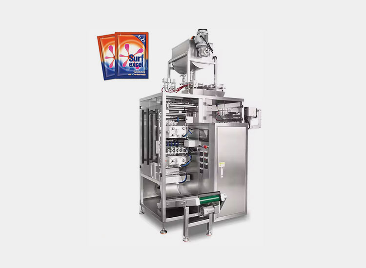 Volumetric Cup Multi-Lane 4 Side Sealing Particle Packing Machine