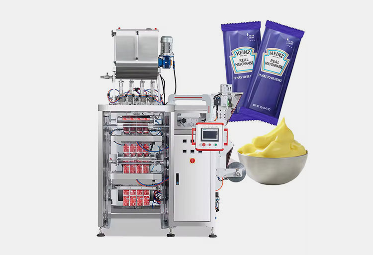 A Mayonnaise packing machine is highly efficient