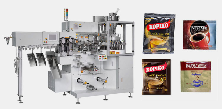 Horizontal Coffee Powder Machine 3 Side Sealing Packing Machine