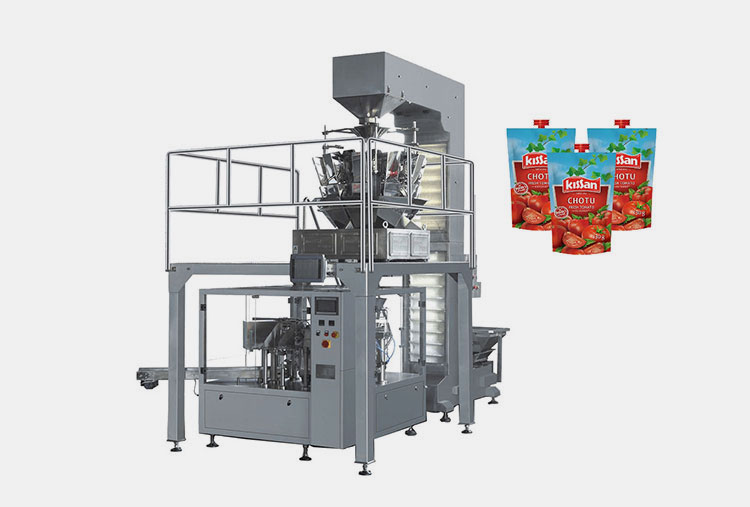 Premade Pouch High Viscosity Filling Machine