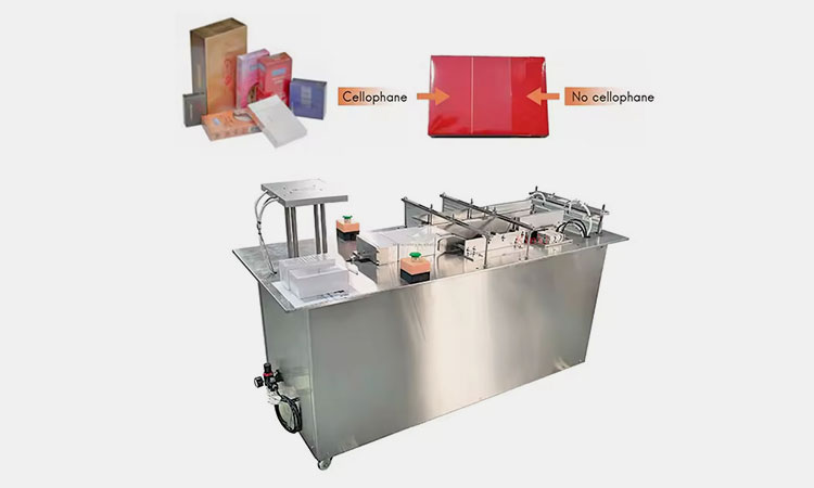 Semi-automatic-Cellophane-Wrapping-Machine