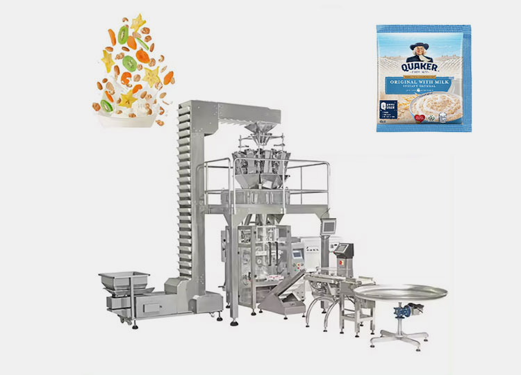 VFFS Oatmeal 3 Side Sealing Packing Machine