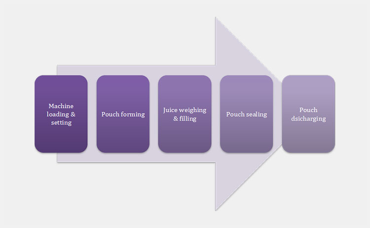 Working Principles of A Form Fill And Seal Liquid Beverage Pouch Packaging Machine