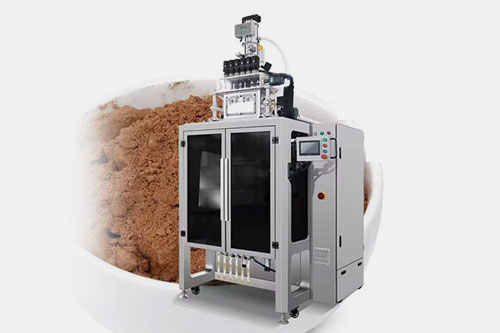 Continuous Multi Lane Special Shape Bag Granule Packing Machine