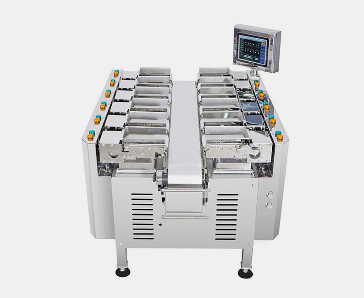 Horizontal combination weighing and packaging line-1