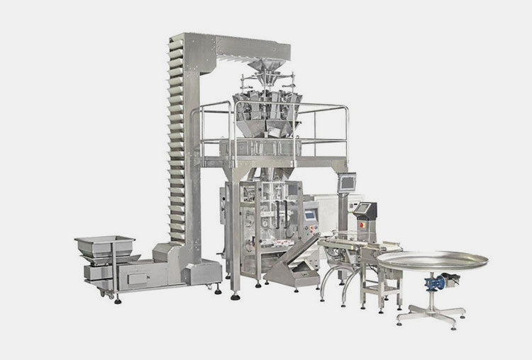 VFFS combination weighing and packaging line