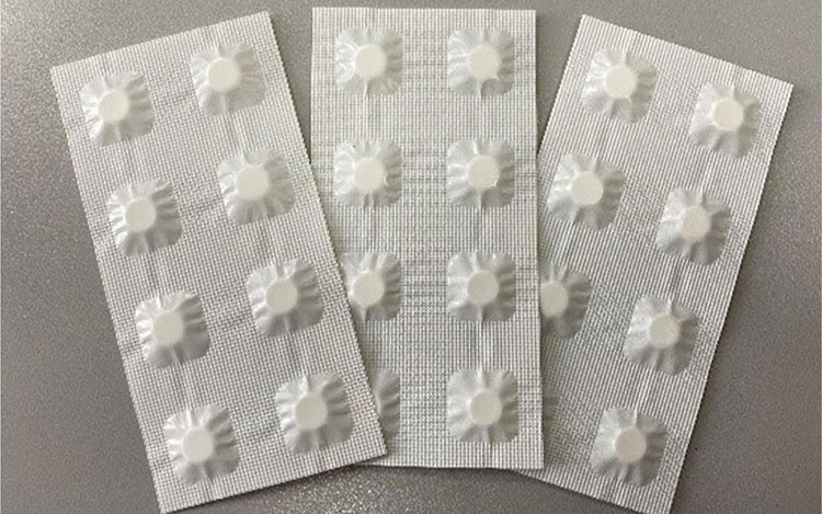 Paper-Alu-PVC blister packs
