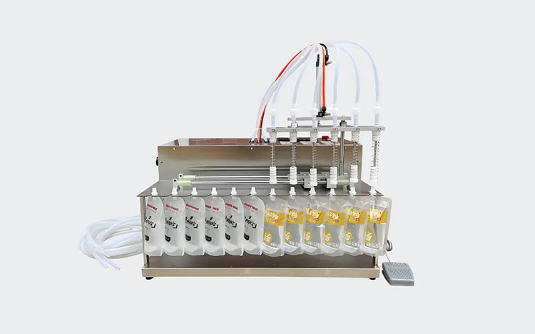 6 heads spout pouch filling machine
