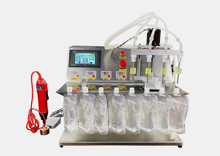 Semi-Automatic Filling Machine For Spout Pouch -2