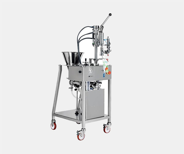 Semi-Automatic Spout Pouch Filling Machine