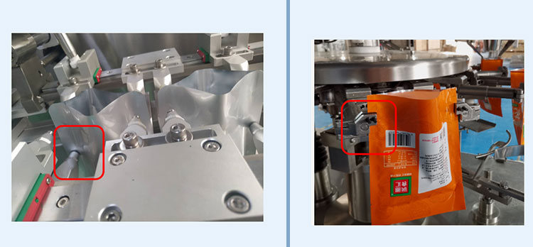 Pouch Adjustment and Grippers