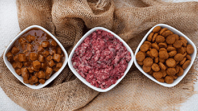 Pet food types for packaging machines