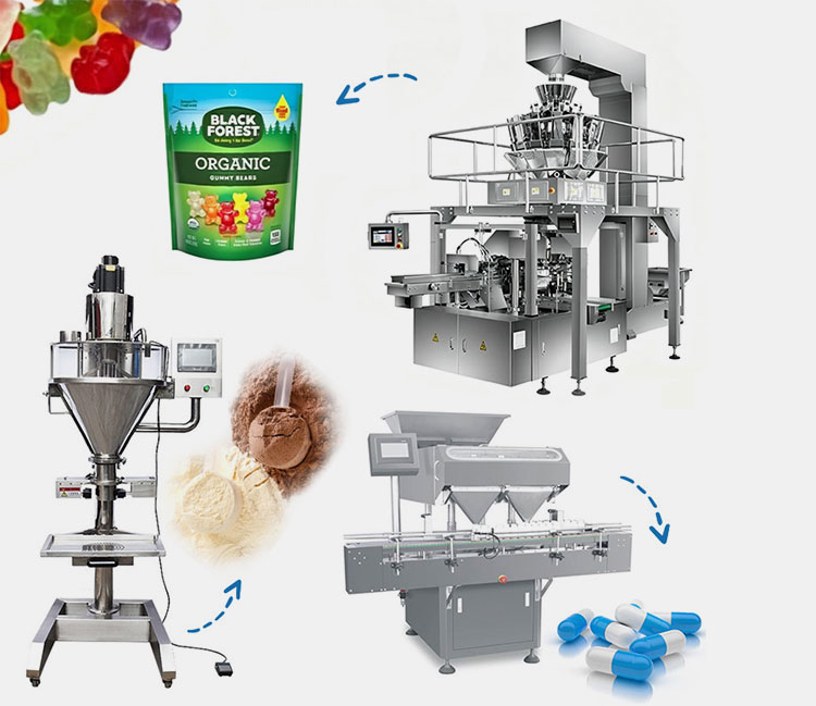 Supplement product types and machines