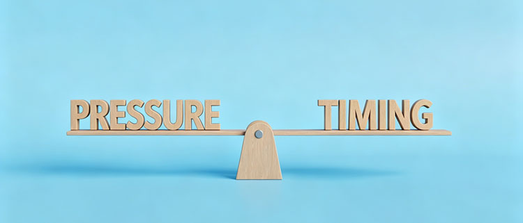 Balancing Gas Pressure and Seal Timing