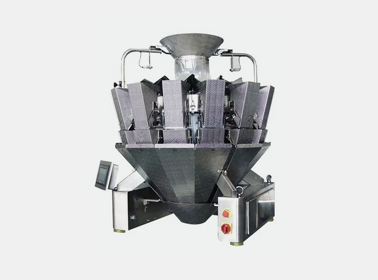 Dimpled bucket weigher