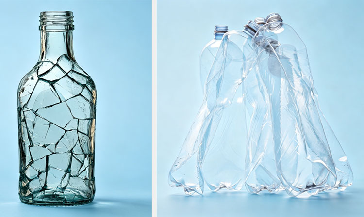 Glass bottles