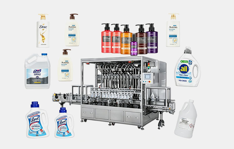 Liquid packaging machine selection