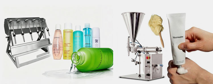 Liquid viscosity and filling machine pump