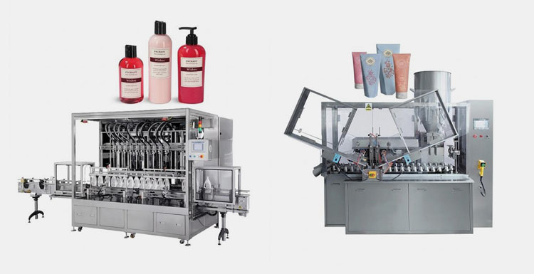 Skin care packaging machine