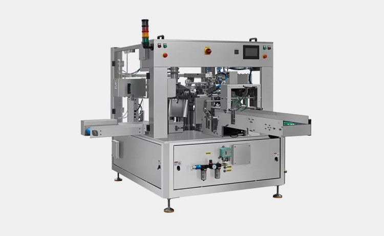 premade pouch filling machine with X ray metal detector