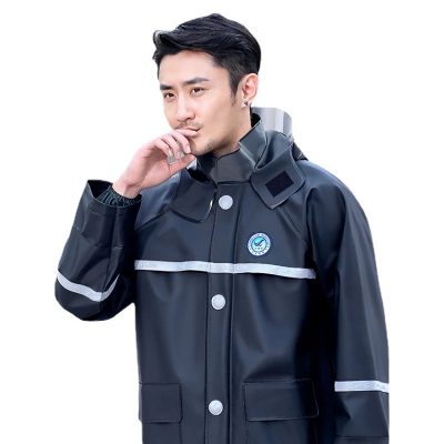 Men Motorcycle Raincoat Jacket Travel