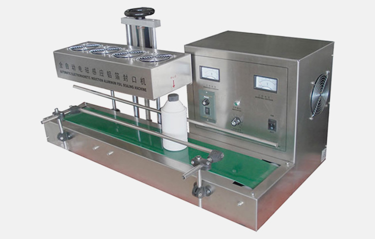 Automatic induction sealer for large size containers