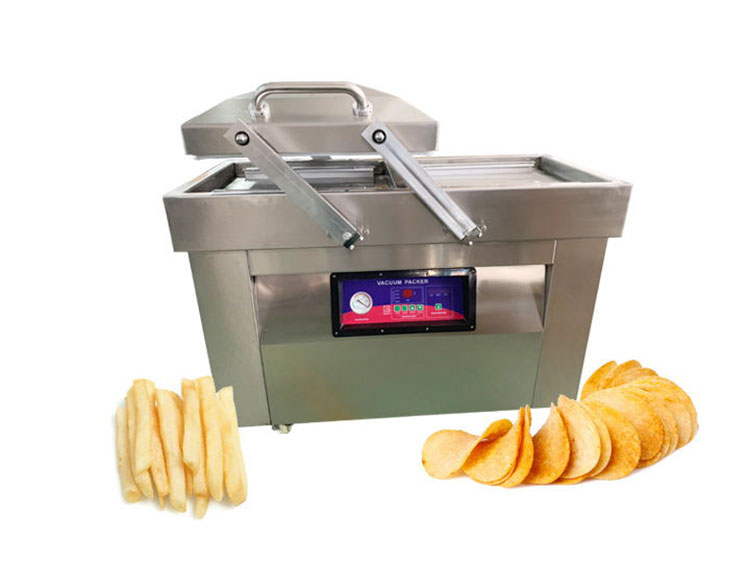 Potato-Chips-Vacuum-Packaging-Machine