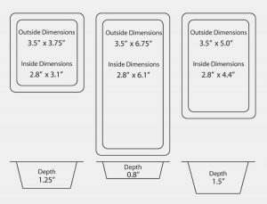 Try Sizes Food Packaging Trays Size Chart - ALLPACK