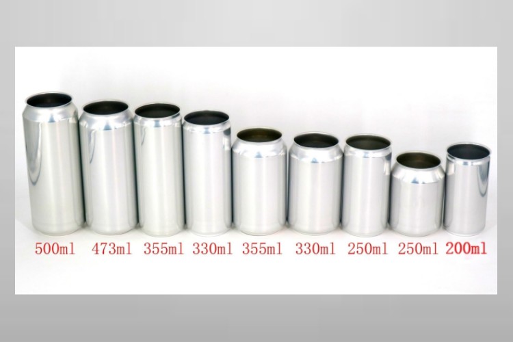 dimensions and capacity of the Aluminium Can