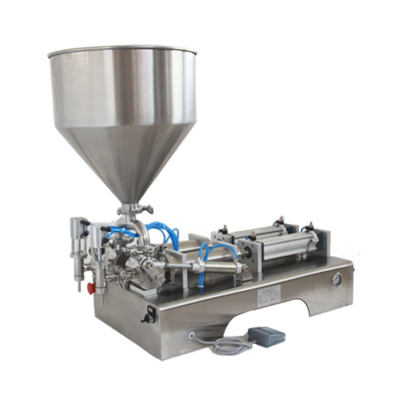 50~5000ml Double Heads Nozzle Liquid Cream Paste Quantitative Filling Machine