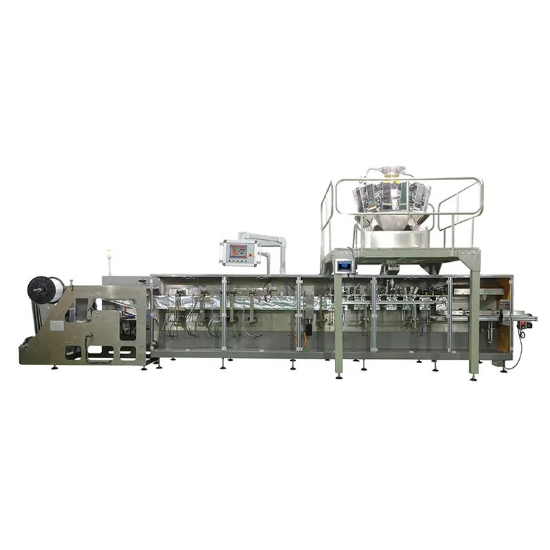 Fully automatic FFS machine loose tea coffee doypack machine with zipper