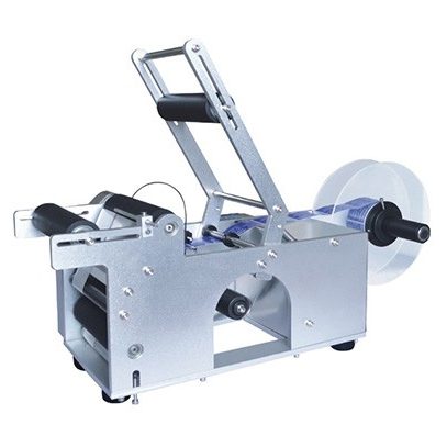 MT-50 Semi-automatic Round Plastic PET Bottle Sticker Labeling Machine