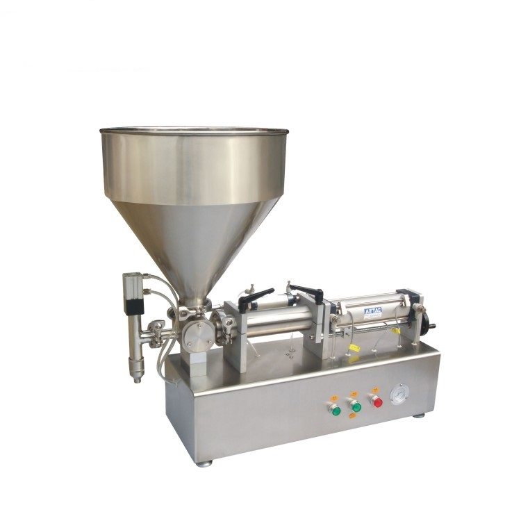 PPF-50T 250T 500T 1000T 2000T 5000T Semi-automatic Gas Filling Piston Filler For Pastes