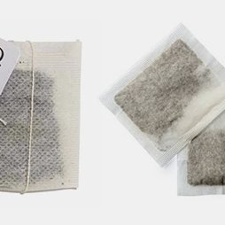 Rectangular tea bag with or without tag & string