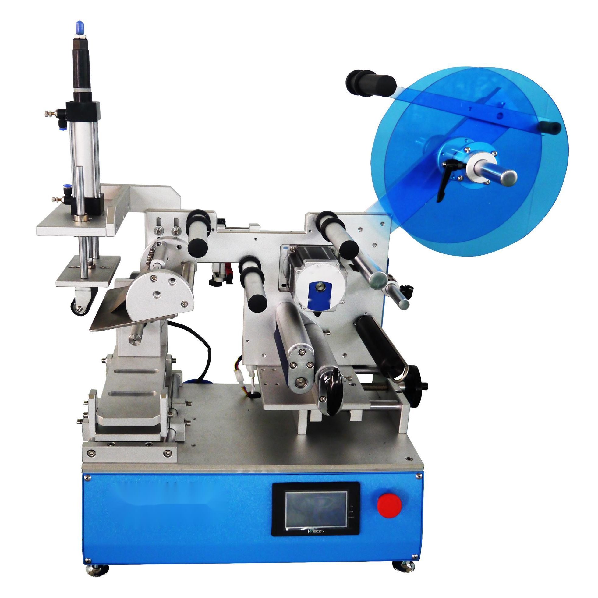 YT-31200 Semi-automatic Round Bottle Square Bottle Sticker Labeling Machine